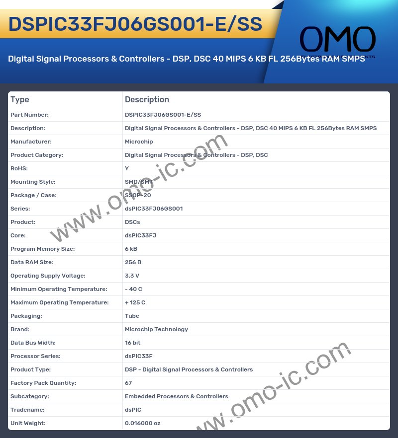DSPIC33FJ06GS001-E/SS