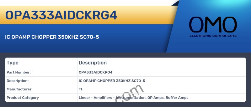 OPA333AIDCKRG4