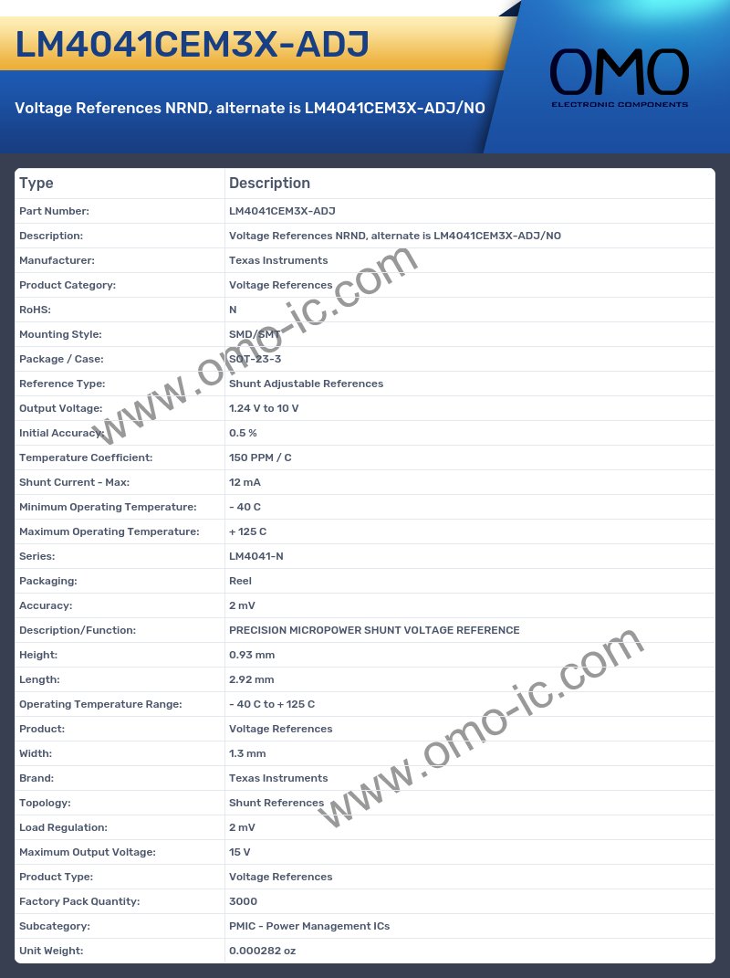LM4041CEM3X-ADJ