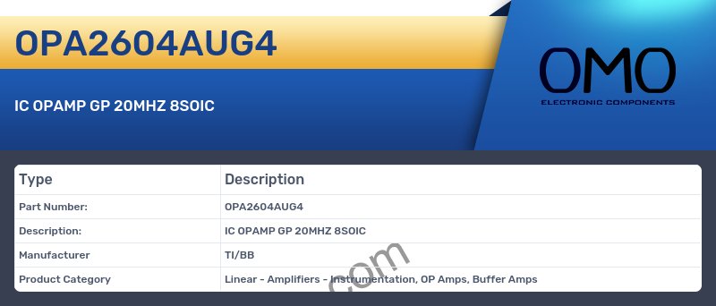 OPA2604AUG4