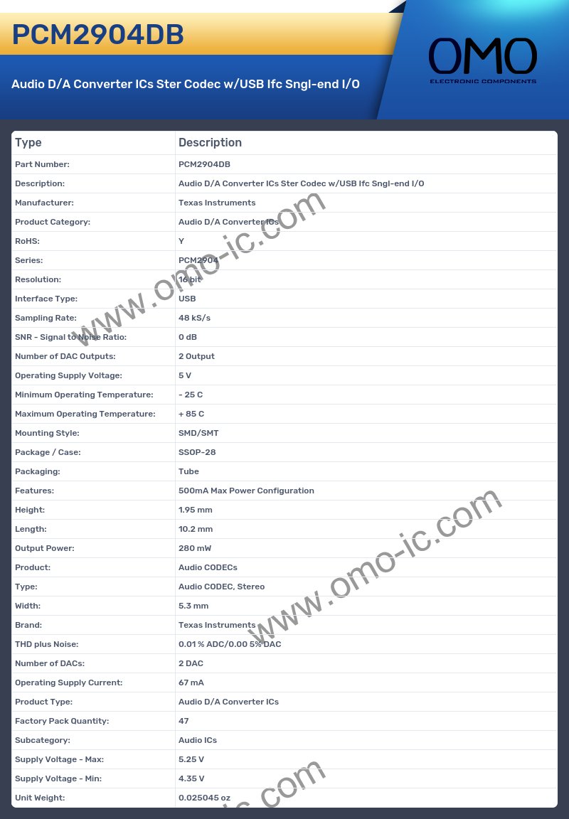 PCM2904DB