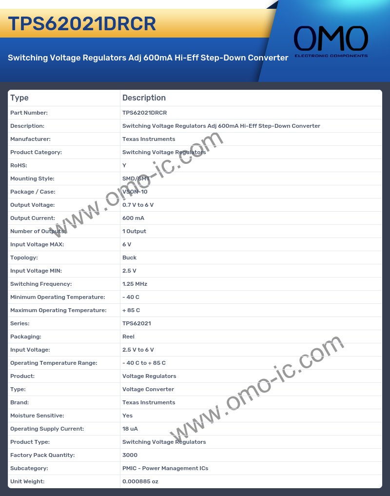 TPS62021DRCR