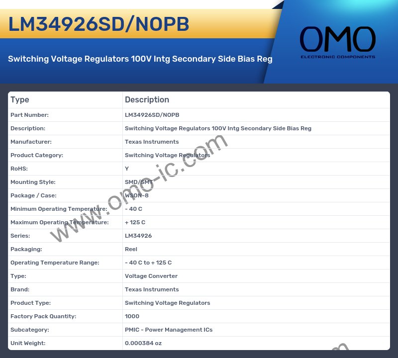 LM34926SD/NOPB