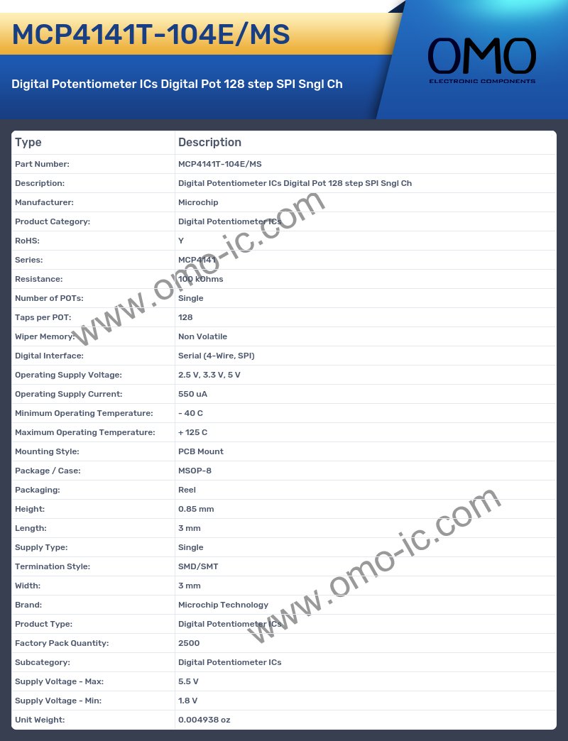 MCP4141T-104E/MS