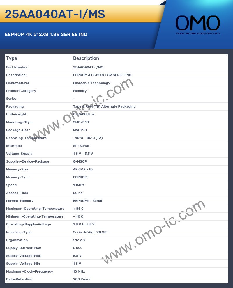 25AA040AT-I/MS
