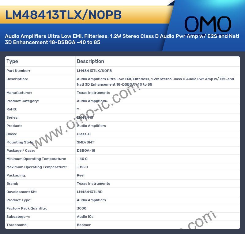 LM48413TLX/NOPB