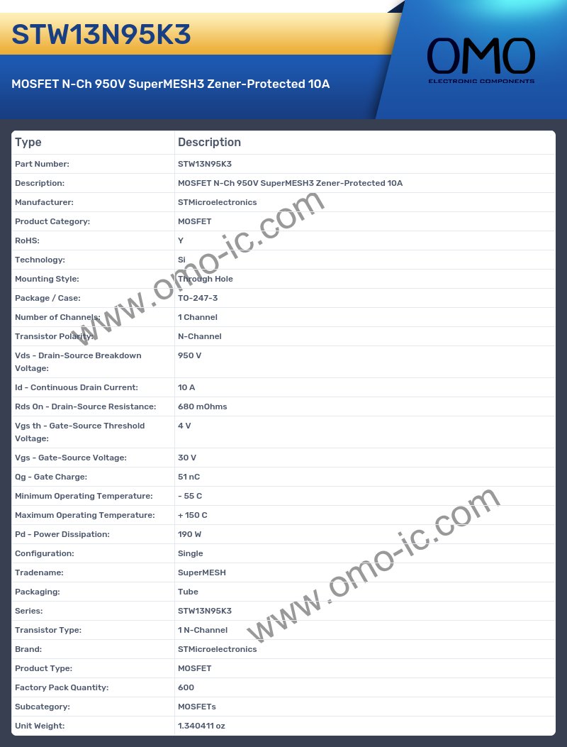 STW13N95K3