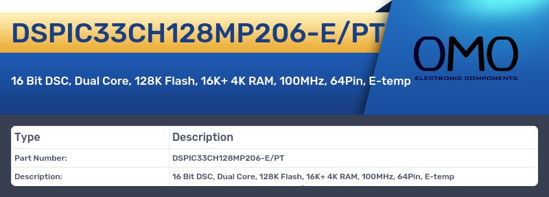 DSPIC33CH128MP206-E/PT