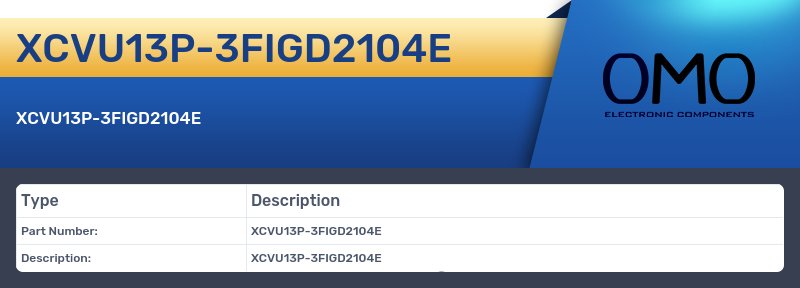 XCVU13P-3FIGD2104E