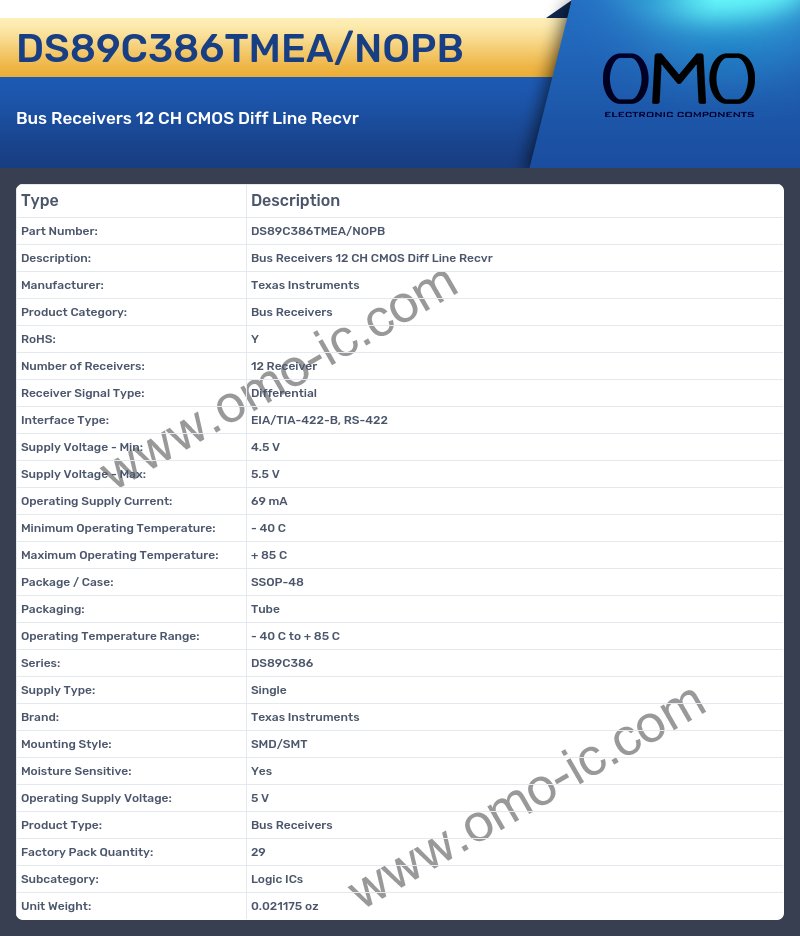 DS89C386TMEA/NOPB