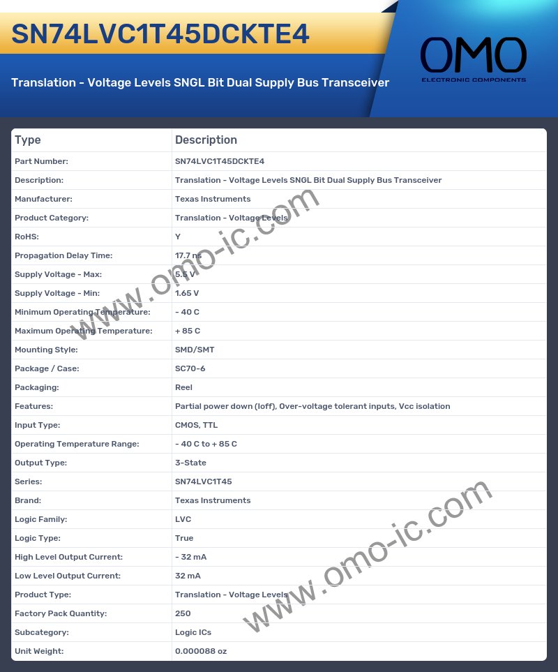 SN74LVC1T45DCKTE4