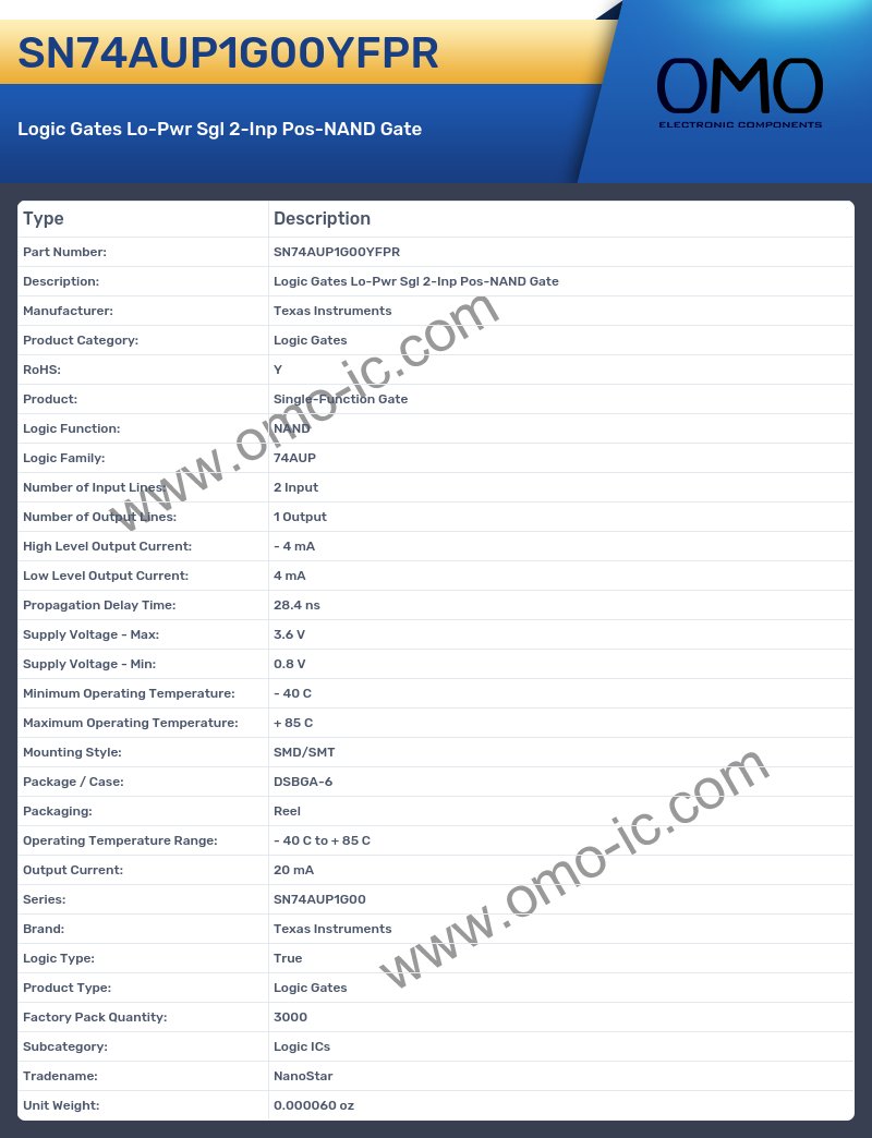 SN74AUP1G00YFPR