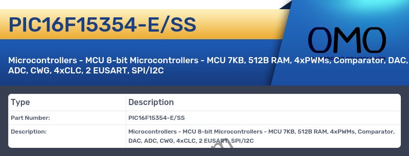 PIC16F15354-E/SS