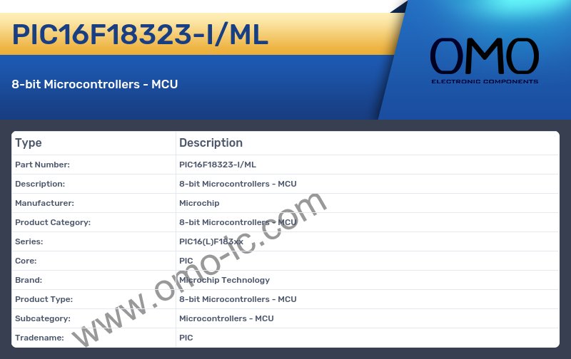 PIC16F18323-I/ML