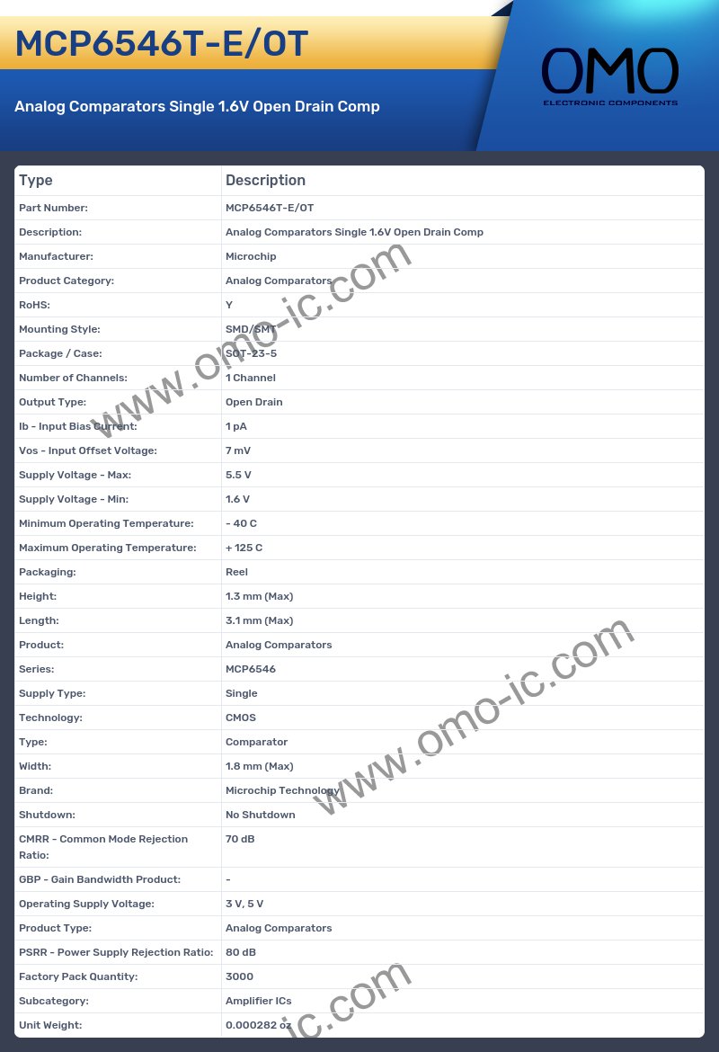MCP6546T-E/OT