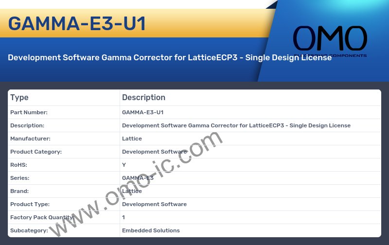 GAMMA-E3-U1