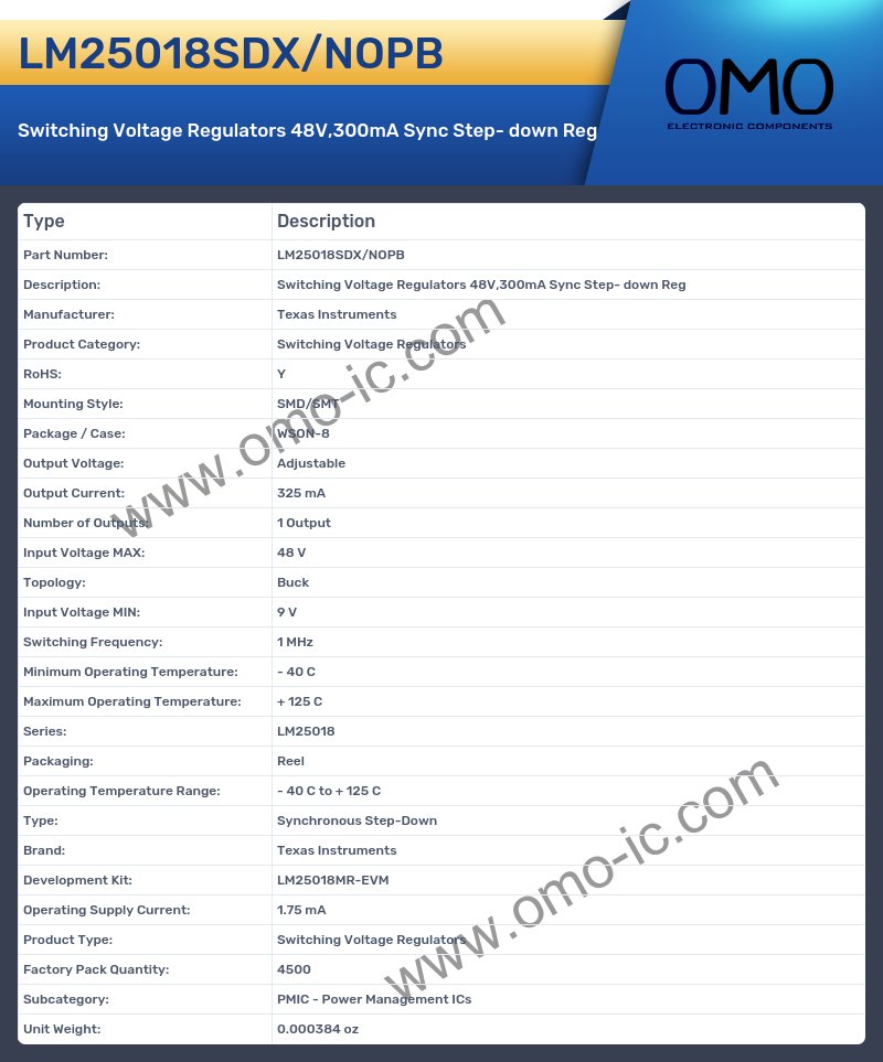 LM25018SDX/NOPB