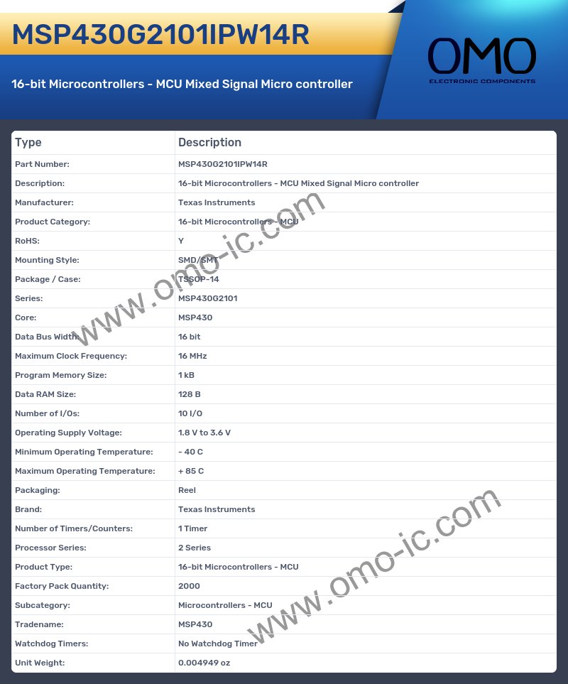 MSP430G2101IPW14R