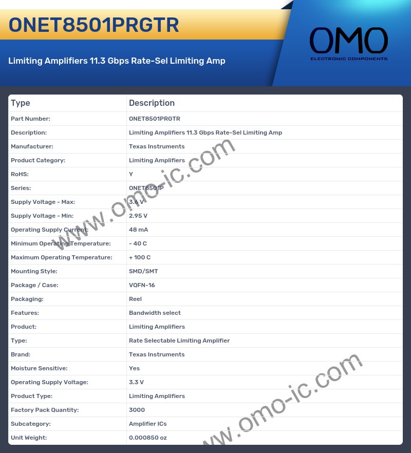 ONET8501PRGTR