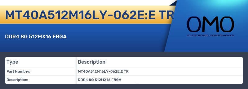 MT40A512M16LY-062E:E TR