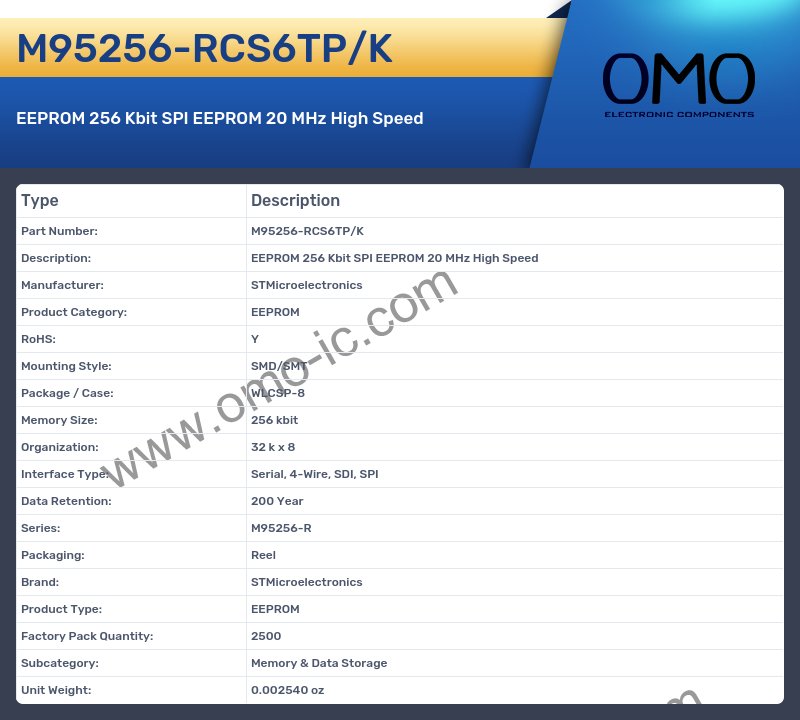 M95256-RCS6TP/K