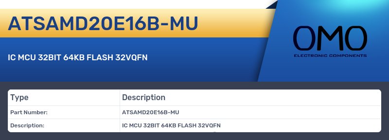 ATSAMD20E16B-MU