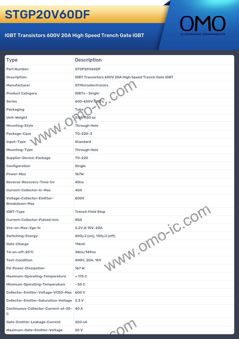 STGP20V60DF