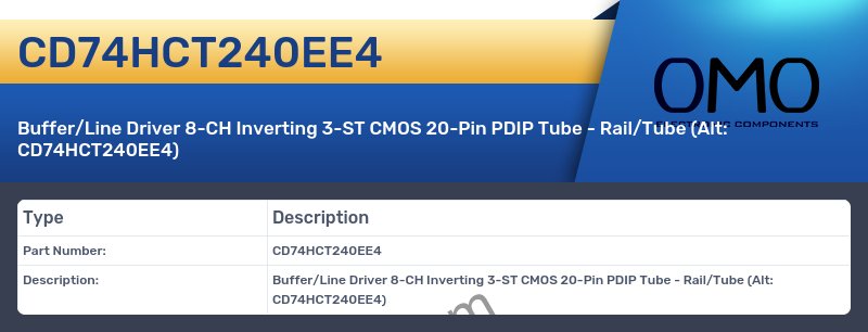 CD74HCT240EE4