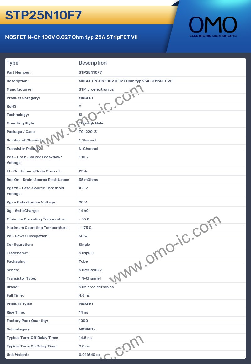STP25N10F7
