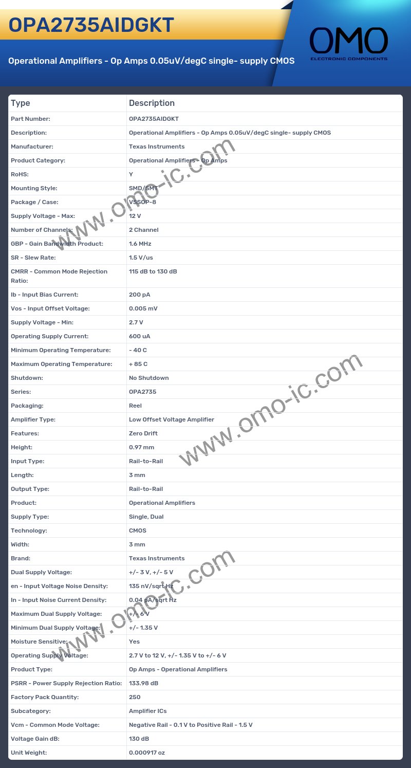 OPA2735AIDGKT