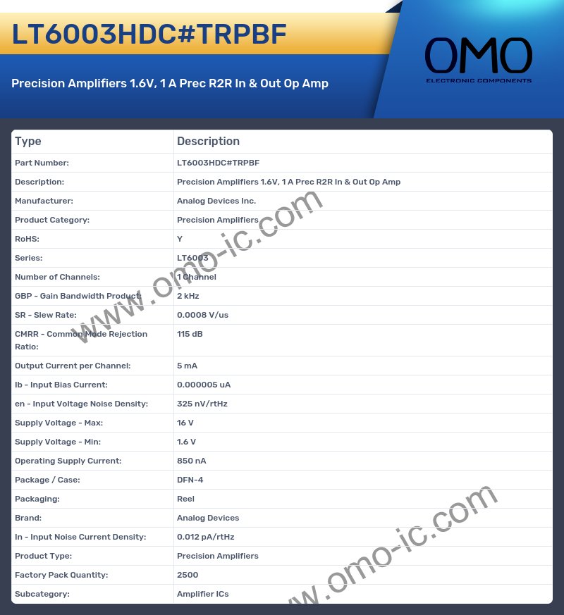 LT6003HDC#TRPBF