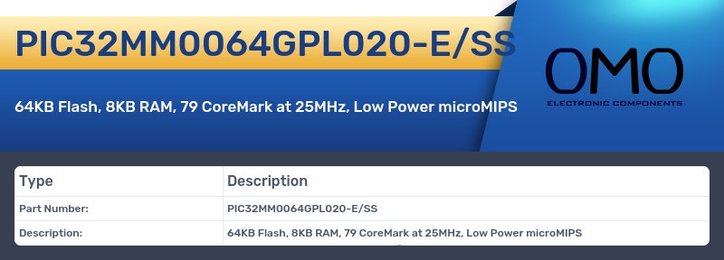 PIC32MM0064GPL020-E/SS