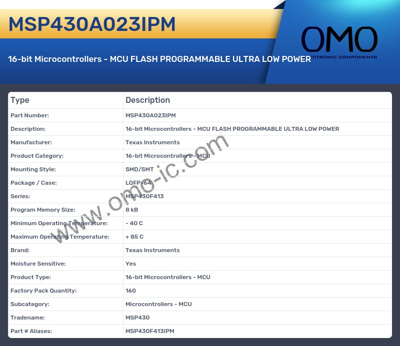 MSP430A023IPM