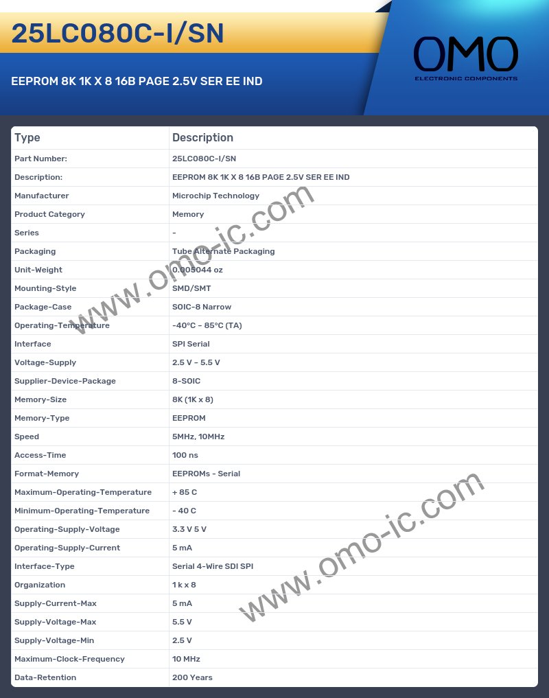 25LC080C-I/SN
