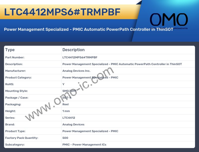 LTC4412MPS6#TRMPBF