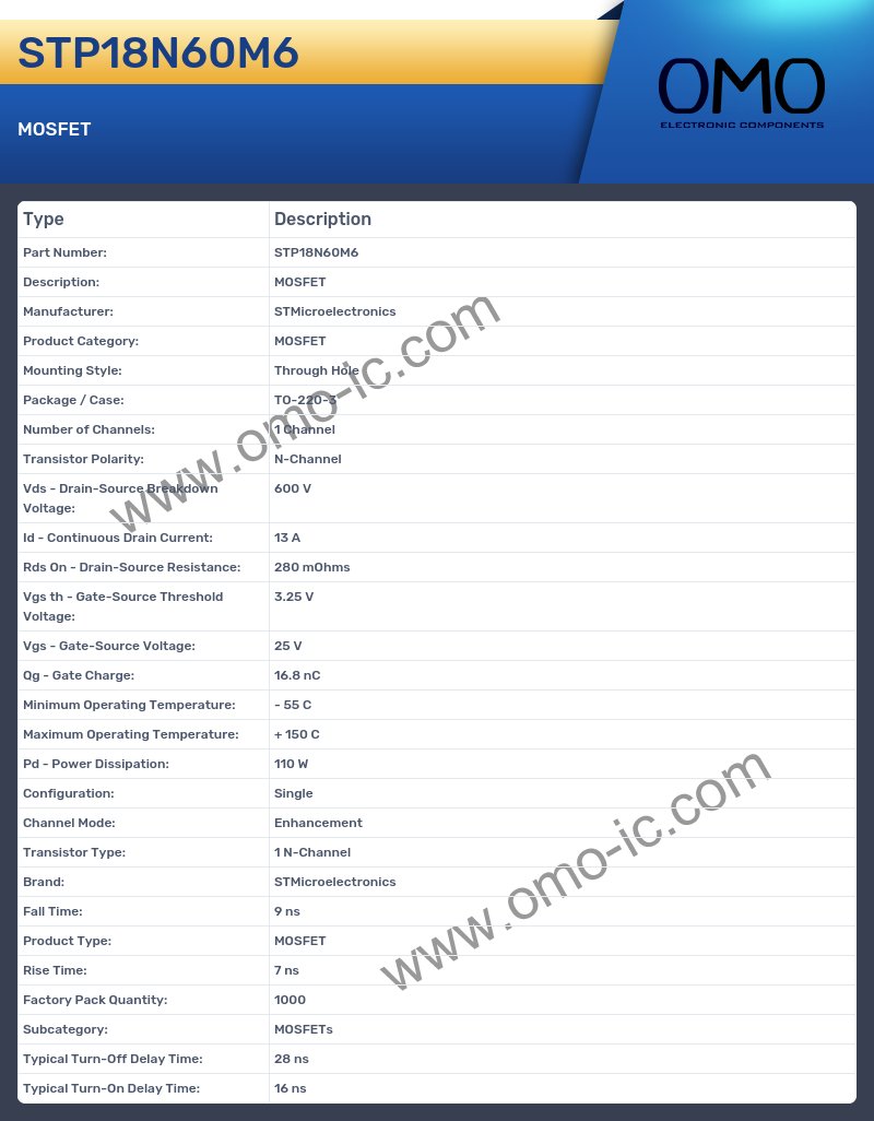 STP18N60M6