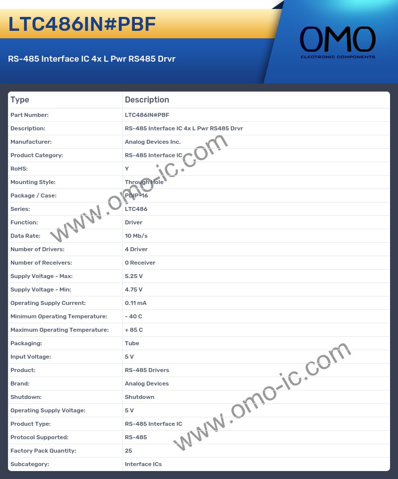 LTC486IN#PBF