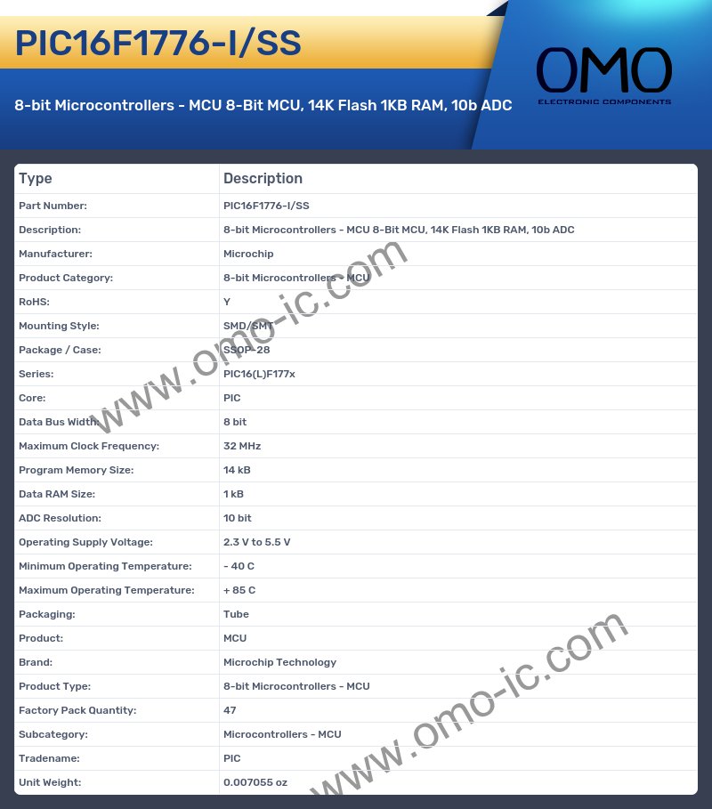 PIC16F1776-I/SS