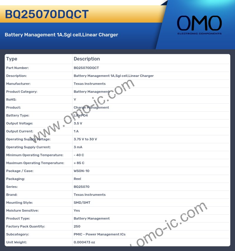 BQ25070DQCT