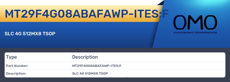 MT29F4G08ABAFAWP-ITES:F