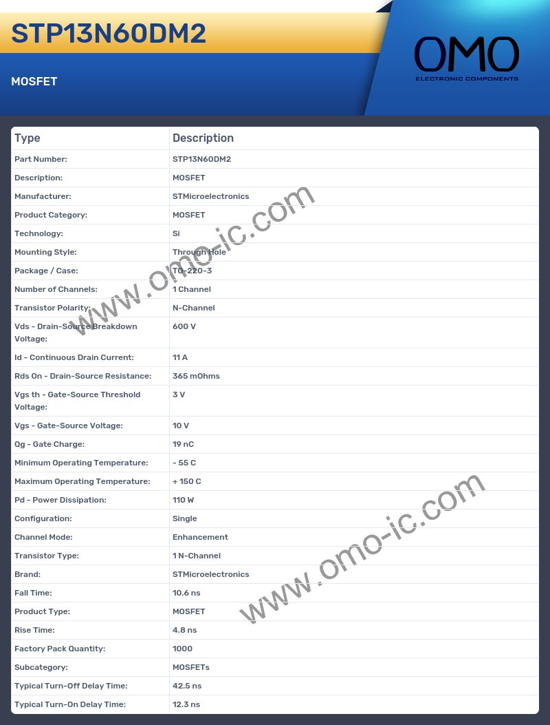 STP13N60DM2