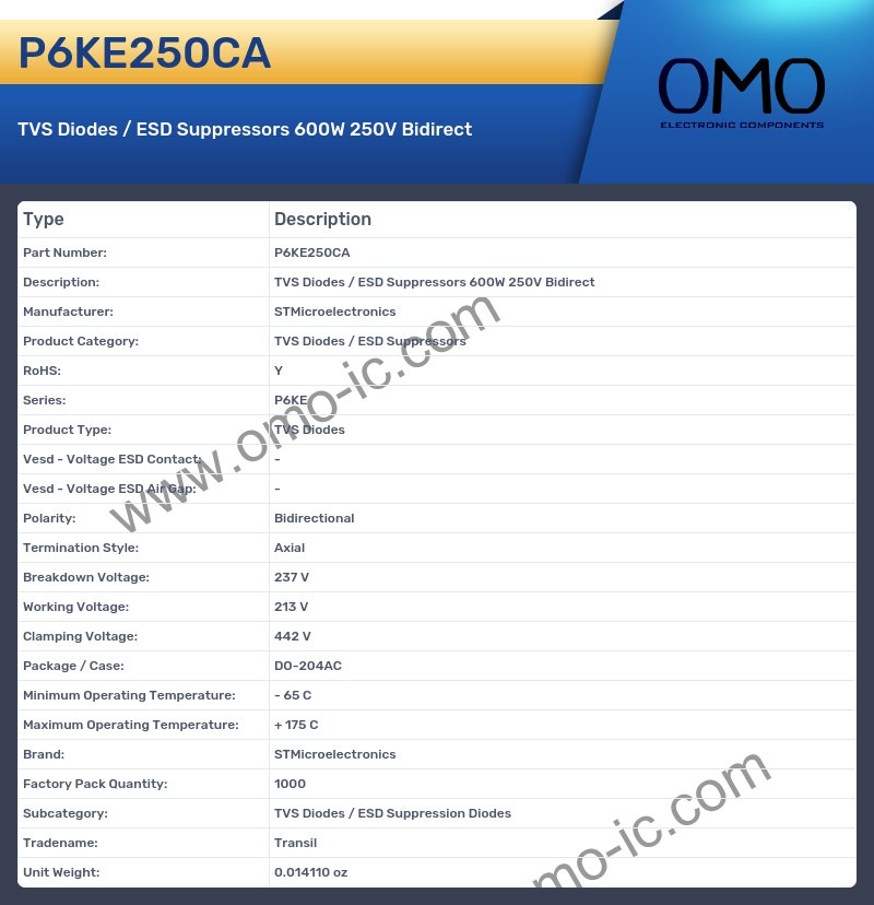 P6KE250CA