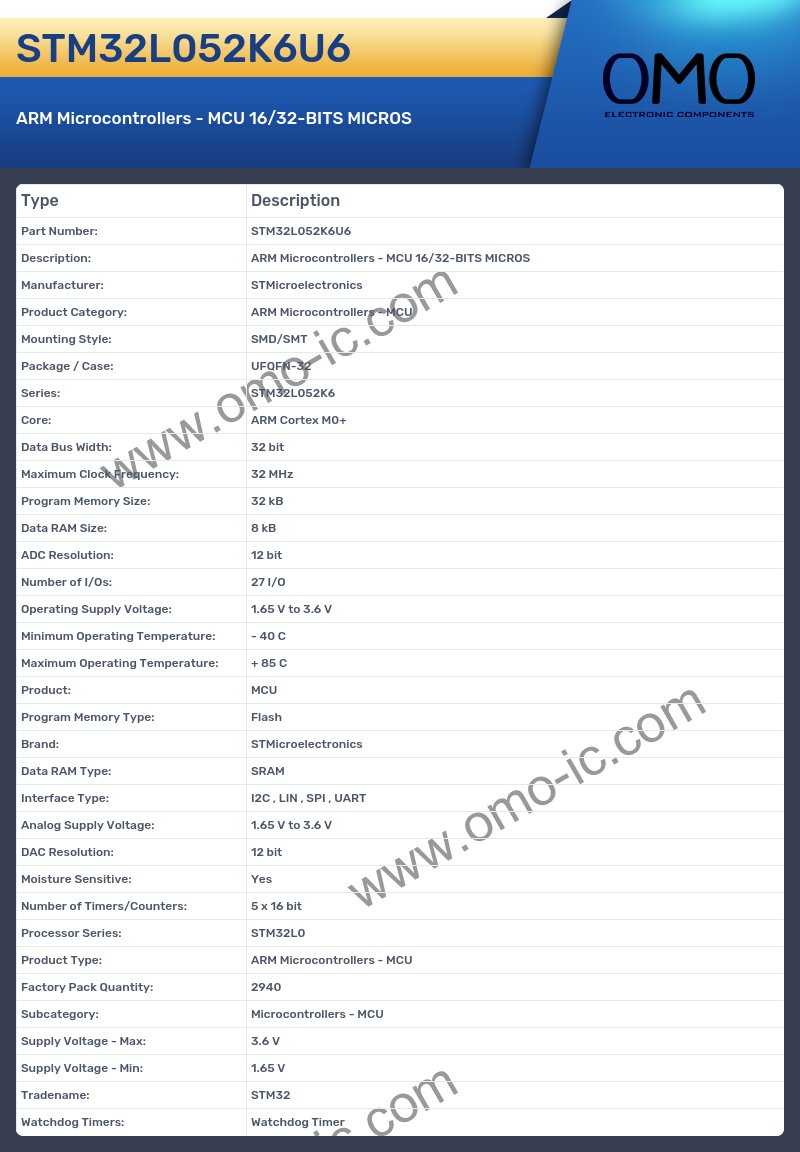 STM32L052K6U6