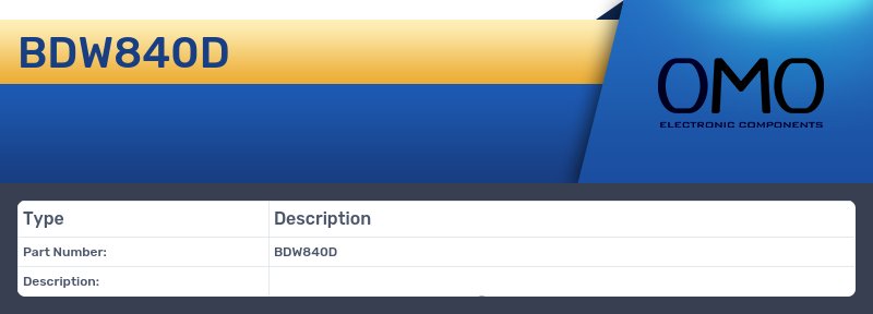 BDW840D