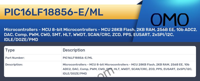 PIC16LF18856-E/ML