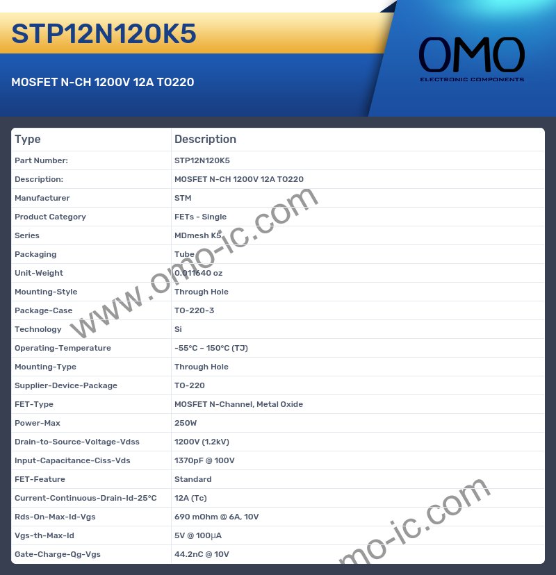 STP12N120K5