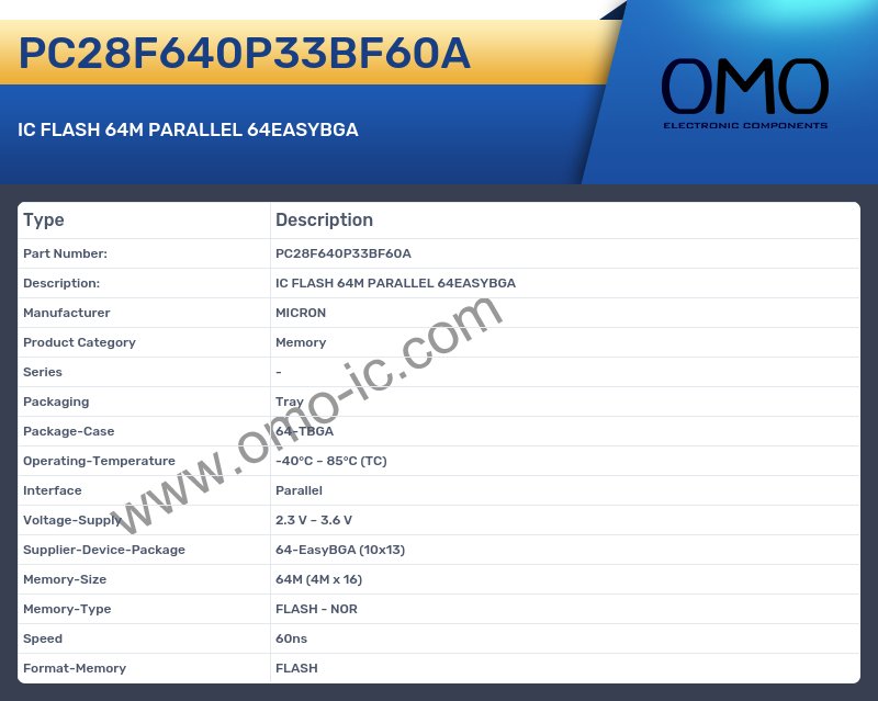 PC28F640P33BF60A