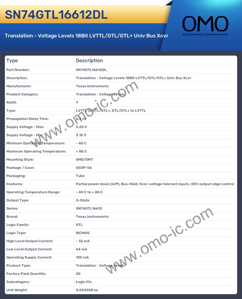 SN74GTL16612DL