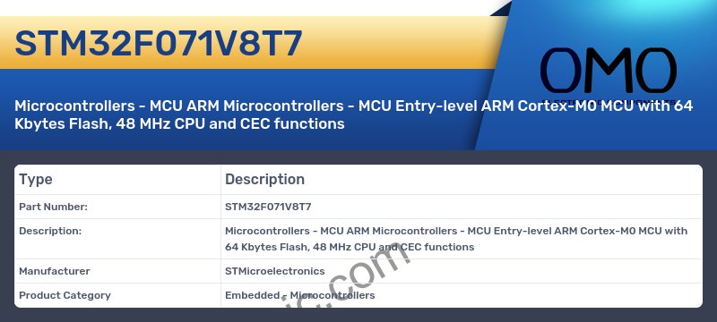 STM32F071V8T7