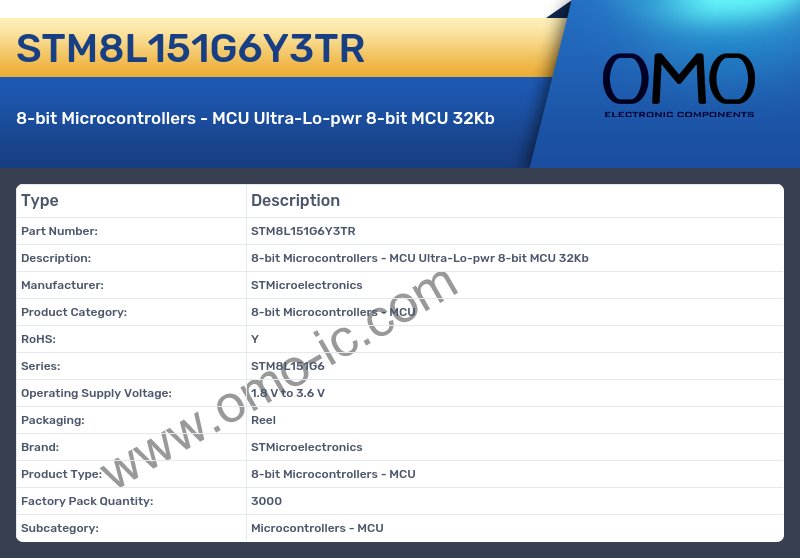STM8L151G6Y3TR